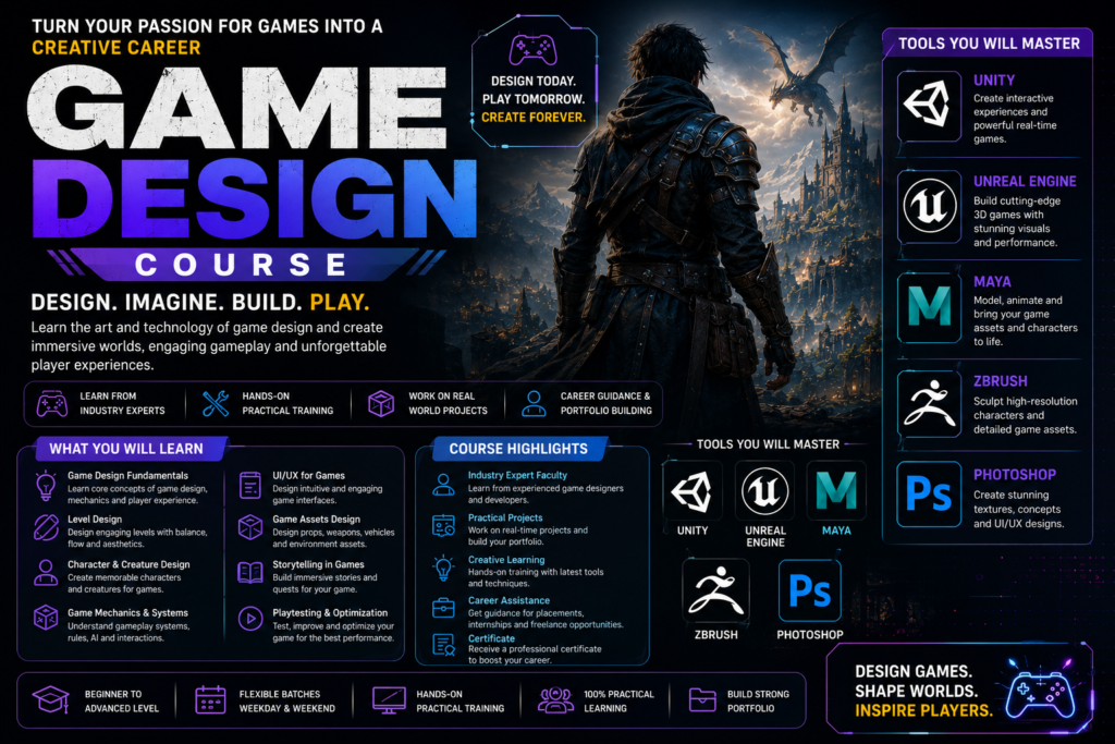 Game Design Course in Vadodara - Alligators Institute