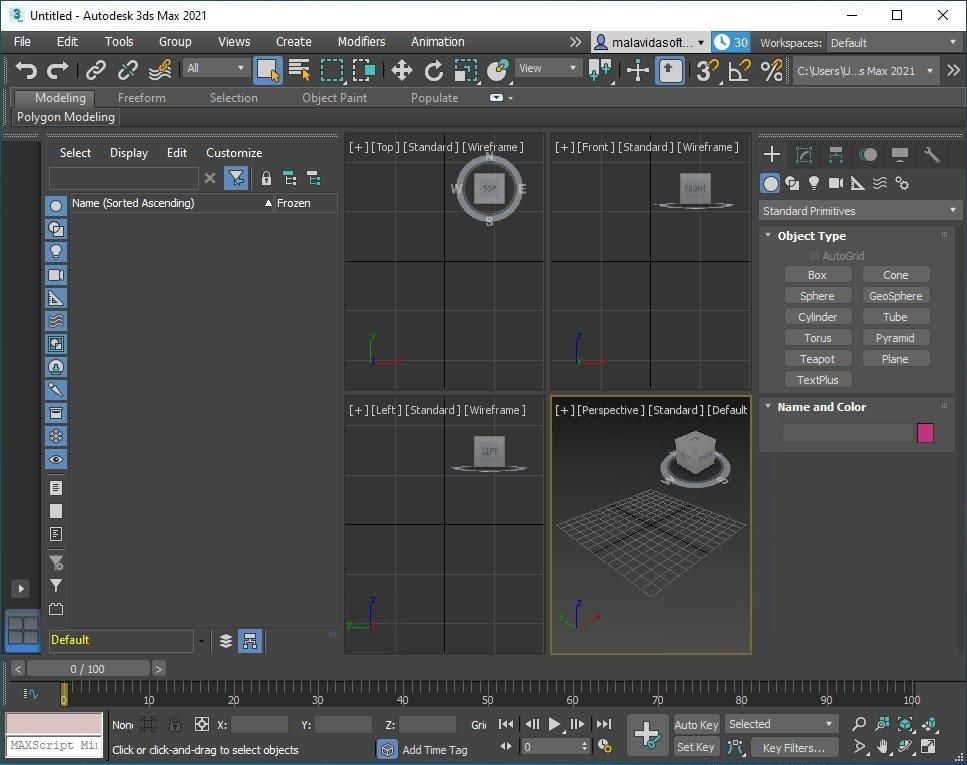 Autodesk 3DS Max Interface