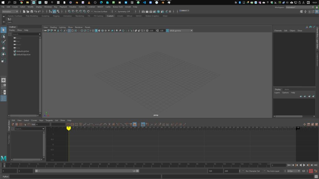 Autodesk Maya Interface