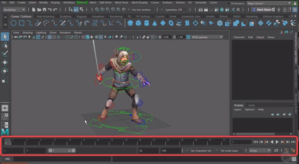 Autodesk Maya Interface 3