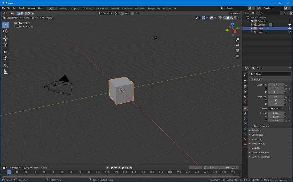 Blender Interface